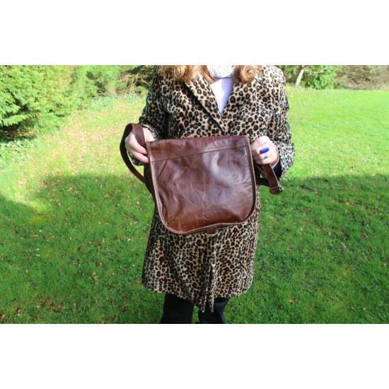 Isabelle Saddle Bag Vintage Brown Medium